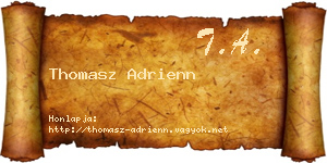 Thomasz Adrienn névjegykártya