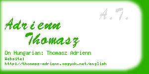 adrienn thomasz business card